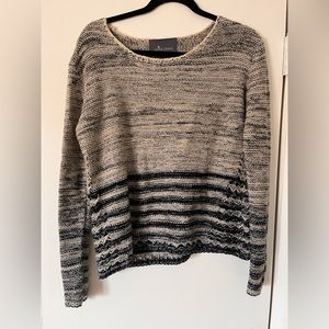 Beautiful blue and grey sweater